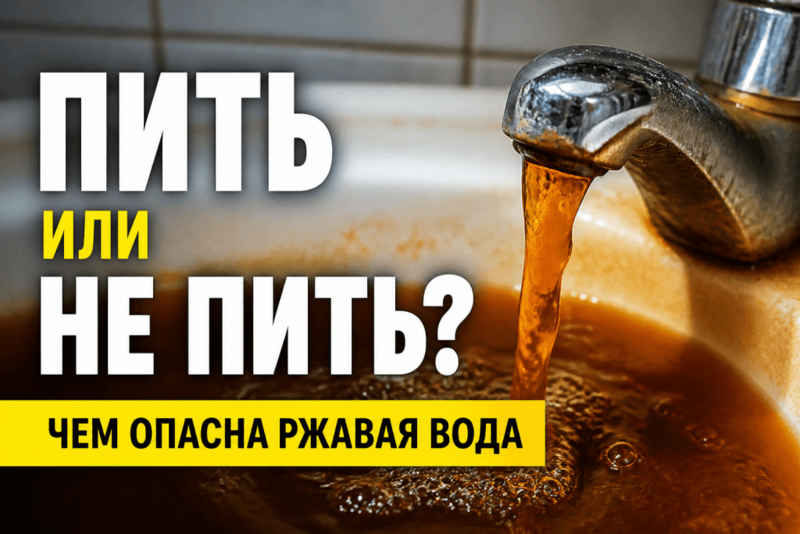 Пить или не пить? Чем опасна ржавая вода