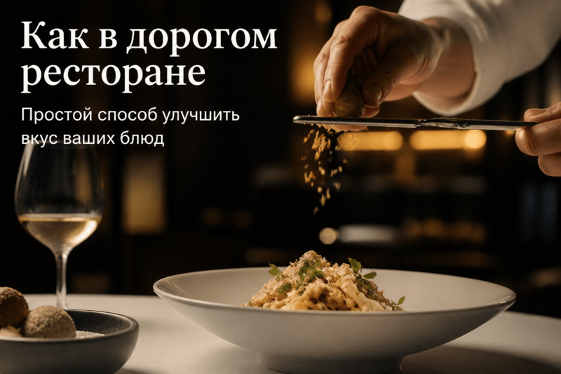 Как в дорогом ресторане. Простой способ улучшить вкус ваших блюд