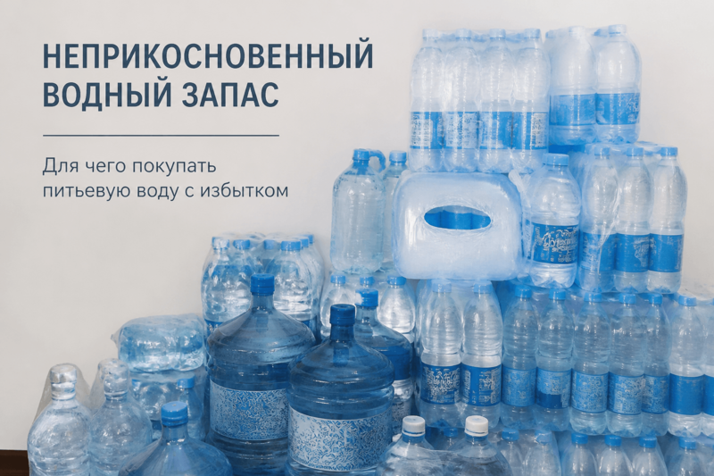 Неприкосновенный водный запас. Для чего покупать питьевую воду с избытком
