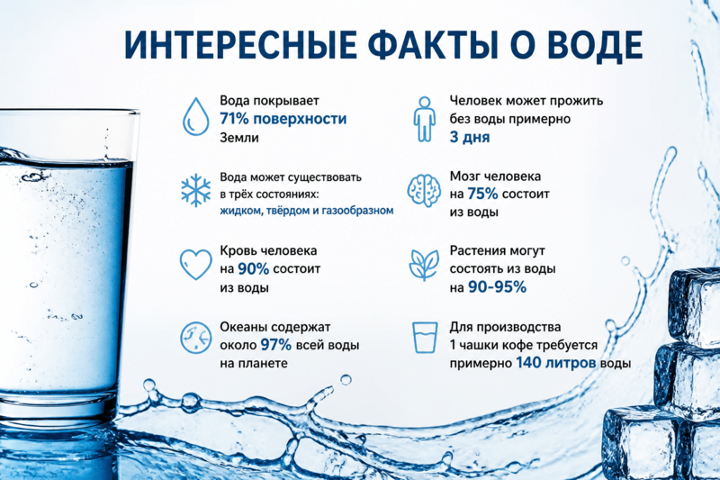Интересные факты о воде