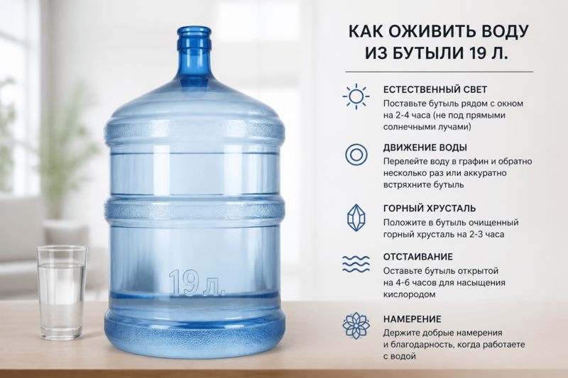 Как «оживить» воду из пластиковой бутыли